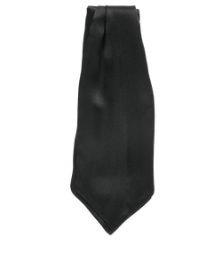 Saint Laurent Ascot Tie, Silk, Black, DB, 3*
